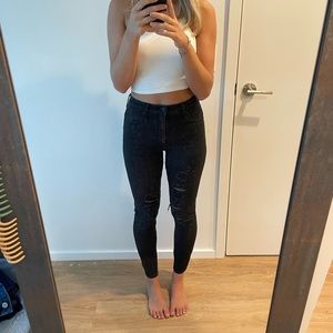 Abercrombie skinny ripped jegging jeans